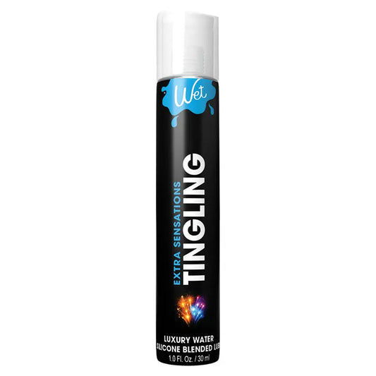Wet Extra Sensations Tingling Water / Silicone Blend Based Lubricant 1oz My Store