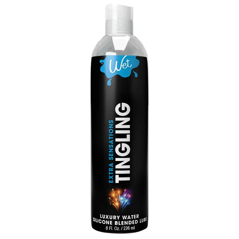 Wet Extra Sensations Tingling Water / Silicone Blend Based Lubricant 8oz My Store