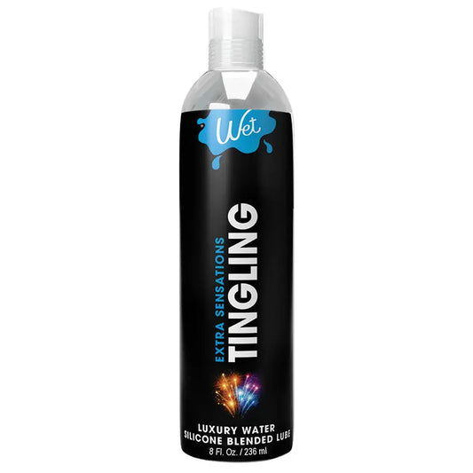 Wet Extra Sensations Tingling Water / Silicone Blend Based Lubricant 8oz My Store