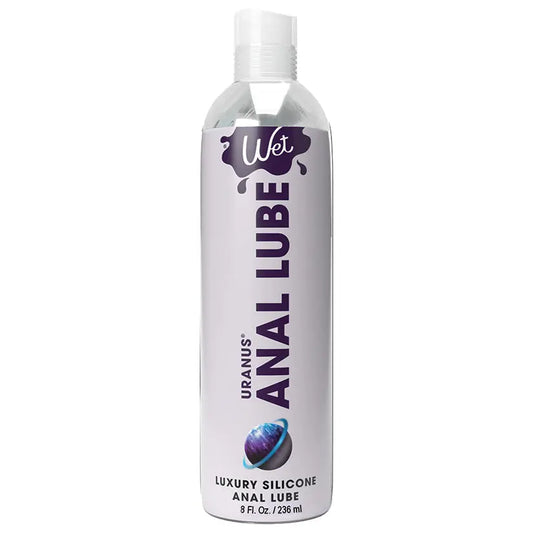 Wet Uranus Anal Lube Premium Silicone Based Lubricant 8oz My Store