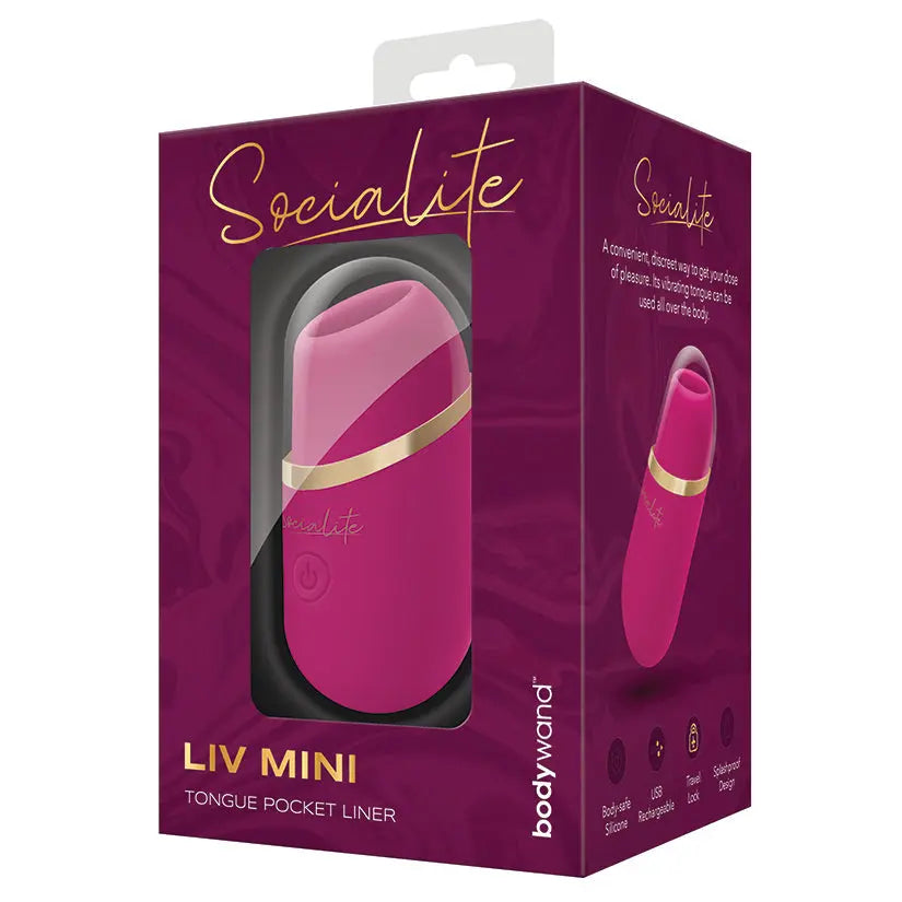 Bodywand Socialite Liv Mini Tongue Pocket Licker My Store