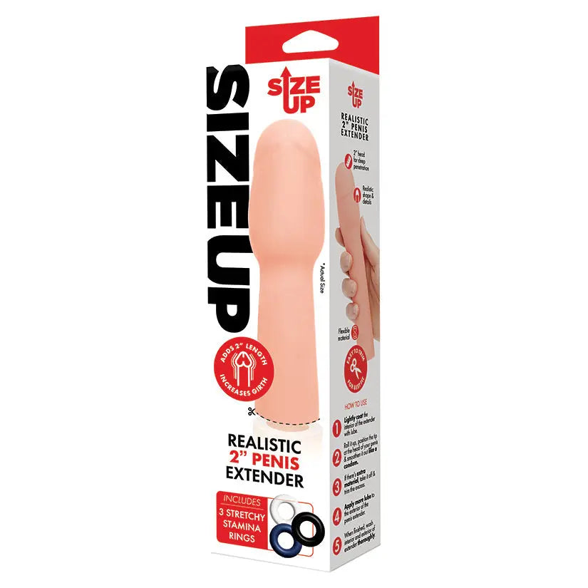 Size Up Realistic Penis Extender 2 My Store