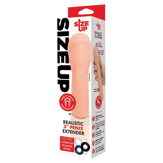 Size Up Realistic Penis Extender 3 My Store
