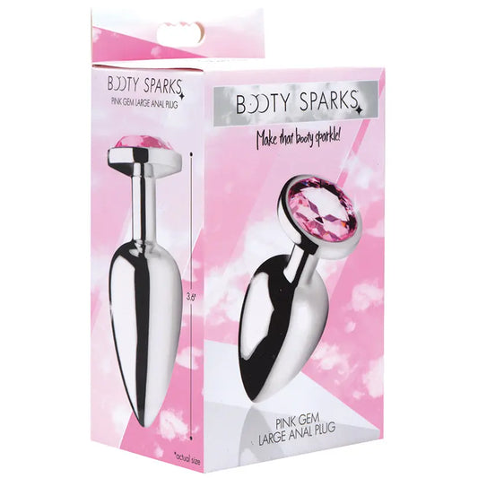 Booty Sparks Pink Gem Anal Plug-Large My Store