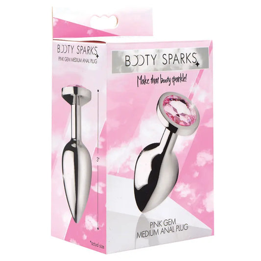 Booty Sparks Pink Gem Anal Plug-Medium My Store