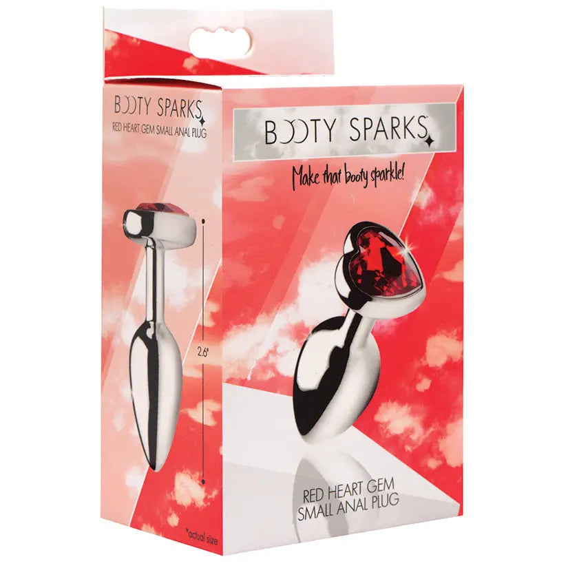 Booty Sparks Red Heart Gem Anal Plug-Small My Store