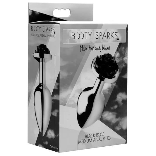 Booty Sparks Black Rose Anal Plug-Medium My Store