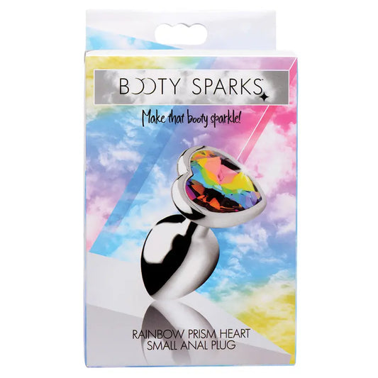 Booty Sparks Rainbow Prism Heart Anal Plug-Small My Store