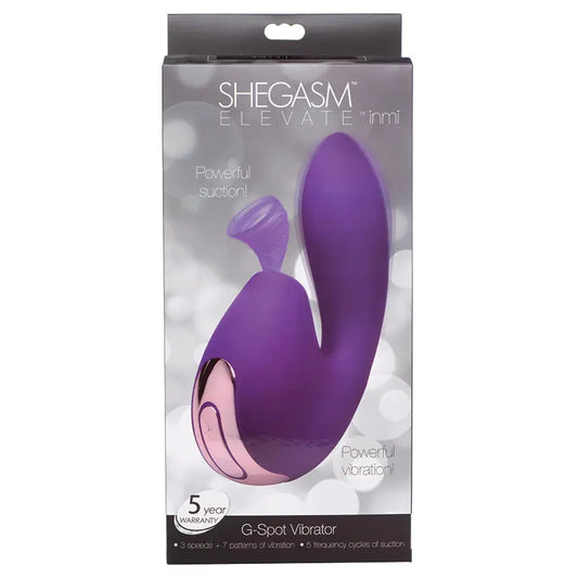 Shegasm Elevate G-Spot Vibrator-Purple My Store