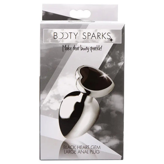Booty Sparks Black Heart Gem Anal Plug-Large My Store