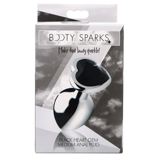 Booty Sparks Black Heart Gem Anal Plug-Medium My Store