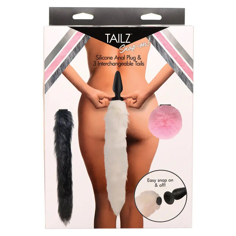 Tailz Silicone Anal Plug & 3 Interchangeable Tails My Store