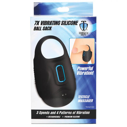 Trinity Men 7x Vibrating Silicone Ball Sack My Store