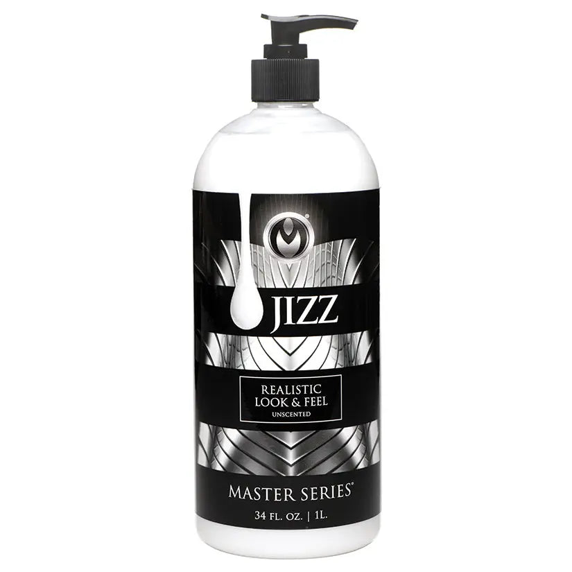 Master Series Jizz Unscented Water Based Lube 34oz My Store