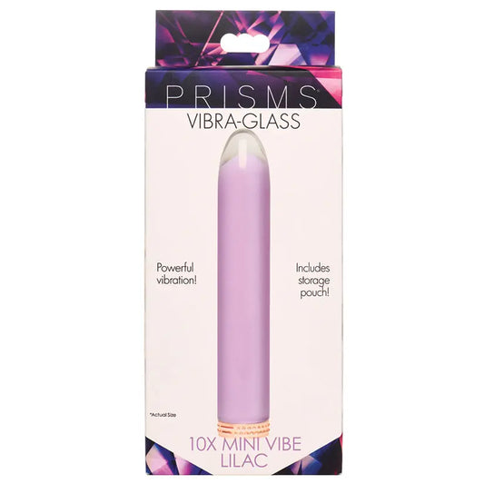 Prisms Vibra Glass 10x Tapered Glass Bullet-Purple My Store