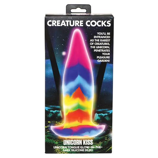 Creature Cocks Unicorn Kiss Dildo Glow In The Dark My Store
