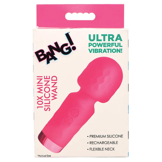 Bang 10X Mini Silicone Wand-Pink My Store
