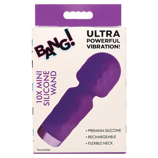 Bang 10X Mini Silicone Wand-Purple My Store